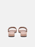 PEDRO Helix Buckle Sandals - Taupe