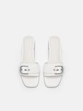 PEDRO Helix Buckle Sandals - Chalk