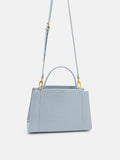 PEDRO Studio Ida Leather Handbag - Slate Blue