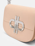 PEDRO Icon Mini Leather Shoulder Bag - Nude