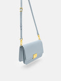 PEDRO Studio Pixel Leather Shoulder Bag - Slate Blue