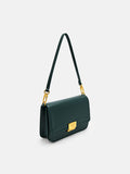 PEDRO Studio Pixel Leather Shoulder Bag - Dark Green