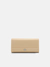 PEDRO Icon Leather Bi-Fold Long Wallet - Nude