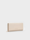 Muriel Front Flap Long Wallet_Oat