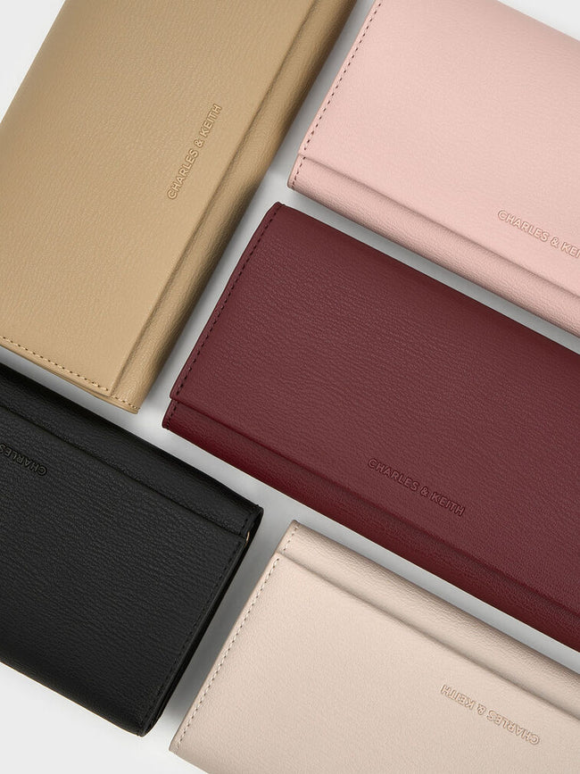 Muriel Front Flap Long Wallet_Oat