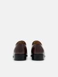 PEDRO Leather Derby Shoes - Dark Brown