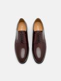 PEDRO Leather Derby Shoes - Dark Brown