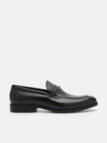 PEDRO Altitude Lightweight Casey Leather Loafers - Black