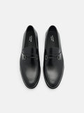 PEDRO Altitude Lightweight Casey Leather Loafers - Black