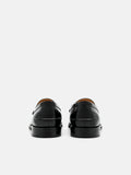 PEDRO Robert Leather Horsebit Loafers - Black