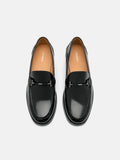 PEDRO Robert Leather Horsebit Loafers - Black