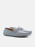 PEDRO Ezra Buckle Driving Shoes - Slate Blue