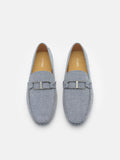 PEDRO Ezra Buckle Driving Shoes - Slate Blue