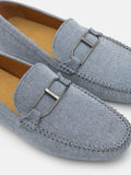 PEDRO Ezra Buckle Driving Shoes - Slate Blue