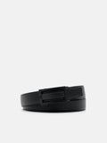 PEDRO Embossed Leather Automatic Belt - Black