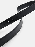 PEDRO Embossed Leather Reversible Tang Belt - Black