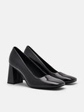 PEDRO Studio Marie Leather Heel Pumps - Black