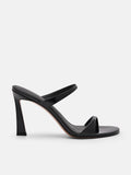 PEDRO Effie Heel Sandals - Black