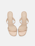 PEDRO Effie Heel Sandals - Nude