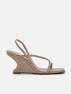 PEDRO Oriana Wedge Sandals - Nude