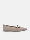 PEDRO Studio Amerie Leather Mary Janes - Taupe