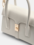 PEDRO Studio Farida Leather Compact Handbag - Chalk