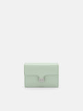 PEDRO Studio Leather Tri-Fold Wallet - Light Green