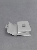 CHARLES & KEITH Women Leather Metallic Boxy Bag_Sliver
