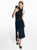 CHARLES & KEITH Woven-Buckle Slingback Pumps Black
