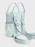 CHARLES & KEITH Women Terra Mesh & Nylon Multi-Way Bag_Sage Green
