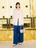 CHARLES & KEITH Cesia Metallic Accent Shoulder Bag Taupe