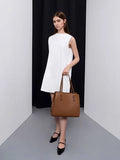 CHARLES & KEITH Sansa Tote Bag_Chocolate