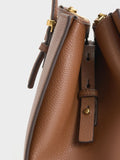 CHARLES & KEITH Sansa Tote Bag_Chocolate