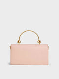 Kristine Sculptural-Handle Long Wallet_Light Pink