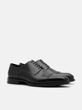 PEDRO Altitude Lightweight Leather Derby Shoes - Black