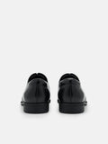 PEDRO Altitude Lightweight Embossed Leather Derby Shoes - Black