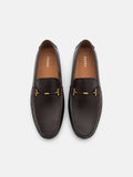 PEDRO Robert Leather Driving Shoes - Dark Brown