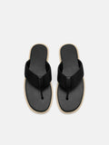 PEDRO Fabric Thong Sandals - Black