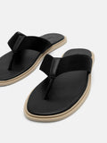PEDRO Fabric Thong Sandals - Black
