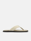 PEDRO Fabric Thong Sandals - Beige