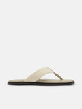 PEDRO Fabric Thong Sandals - Beige