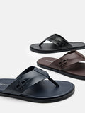 PEDRO Icon Thong Sandals - Dark Brown