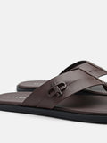 PEDRO Icon Thong Sandals - Dark Brown