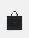 PEDRO Icon Leather Tote Bag - Black