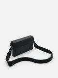 PEDRO Saffiano Leather Mini Sling Bag - Black