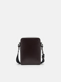 PEDRO Icon Leather Sling Bag - Dark Brown