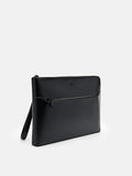 PEDRO Icon Leather Portfolio Bag - Black