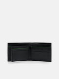 PEDRO Saffiano Leather Bi-Fold Wallet with Insert - Black