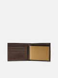 PEDRO Saffiano Leather Bi-Fold Wallet with Insert - Cognac