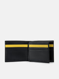 PEDRO Leather Bi-Fold Flip Wallet - Black